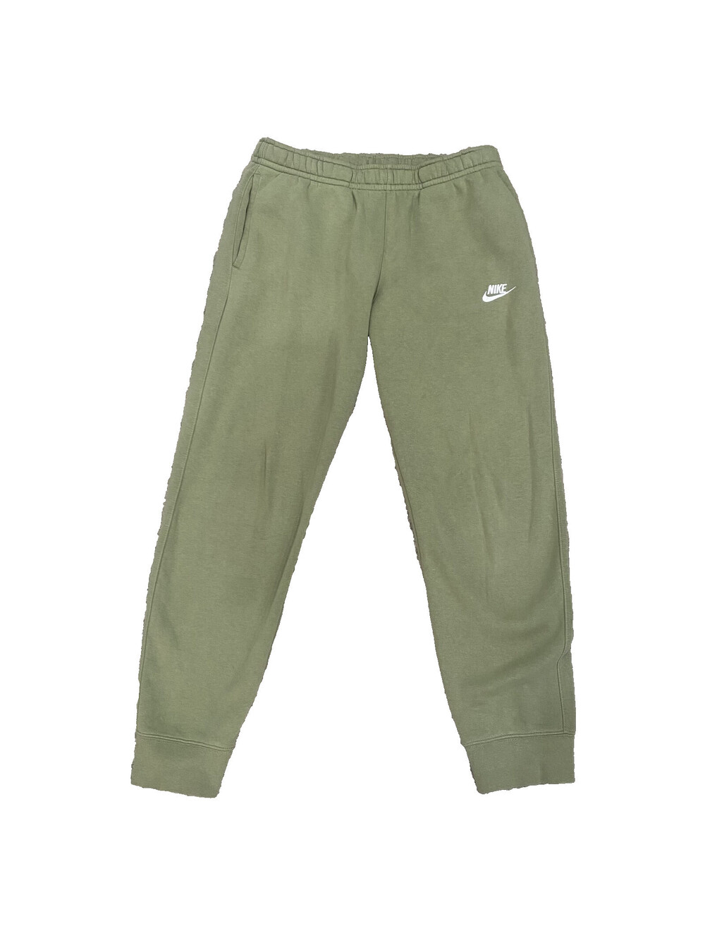 Nike Sportswear Club Fleece Joggers Mens Medium Green Sweatpants Gym Training